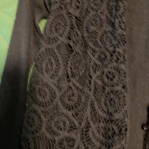 Medium Coldwater Creek lace embellished sweater - Picture 4 of 7